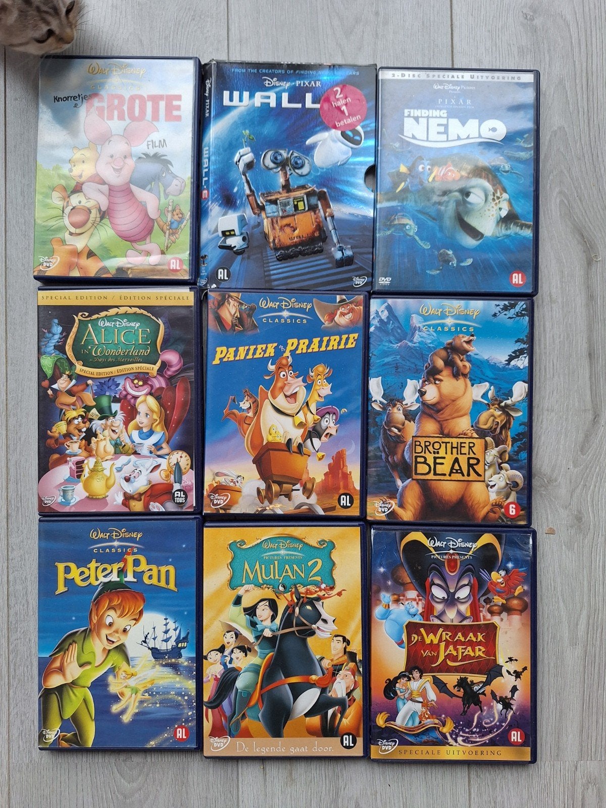 34 kinder dvd's, Alle leeftijden, Ophalen of Verzenden, Zo goed als nieuw