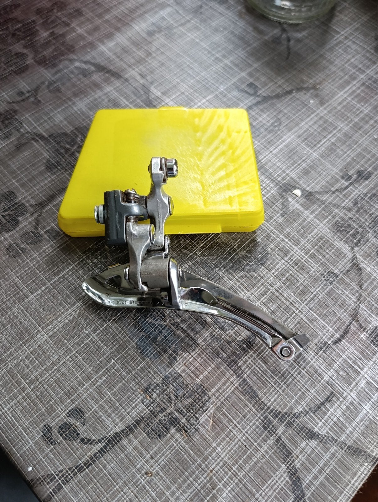 Shimano 600 voorderailleur - gebruikt., Ophalen of Verzenden, Gebruikt