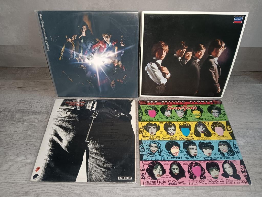 The Rolling Stones LP's - 4 stuks in perfecte staat, Originele persing, Ophalen of Verzenden, 12 inch, 1970 - 1979