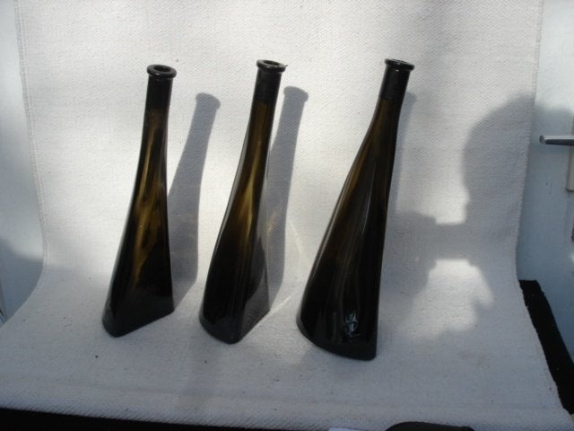 O Frey & Co Paco 3 karaffen Zwitserland Bern glas jaren 70, Ophalen of Verzenden
