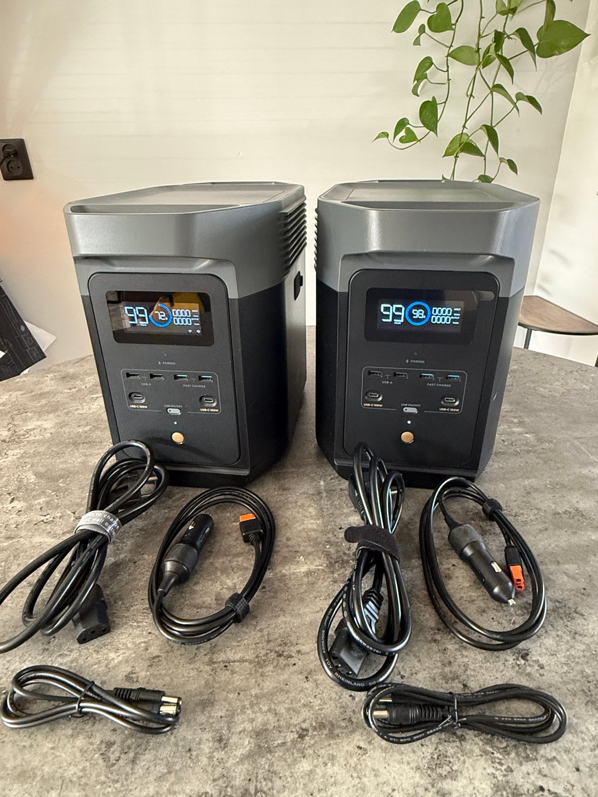 Ecoflow Delta 2 Draagbare Power Station (2 stuks), Ophalen, Zo goed als nieuw