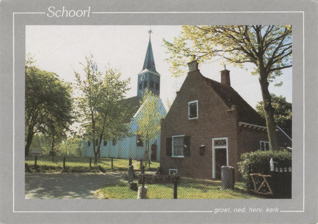 Schoorl Groet  Ned Herv Kerk  De Berenkuil, Verzenden, 1960 tot 1980, Ongelopen, Noord-Holland