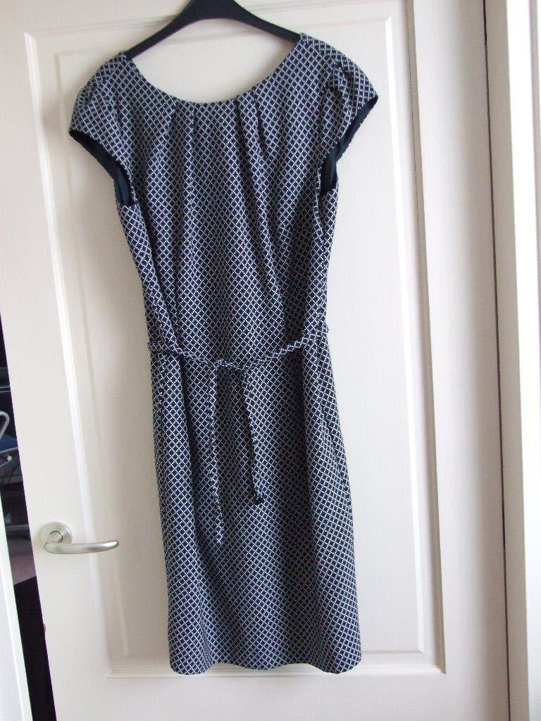 Bonita nieuwe blauw/wit jurkje met ceintuur maat 40, Kleding | Dames, Maat 38/40 (M), Blauw, Nieuw, Bonita