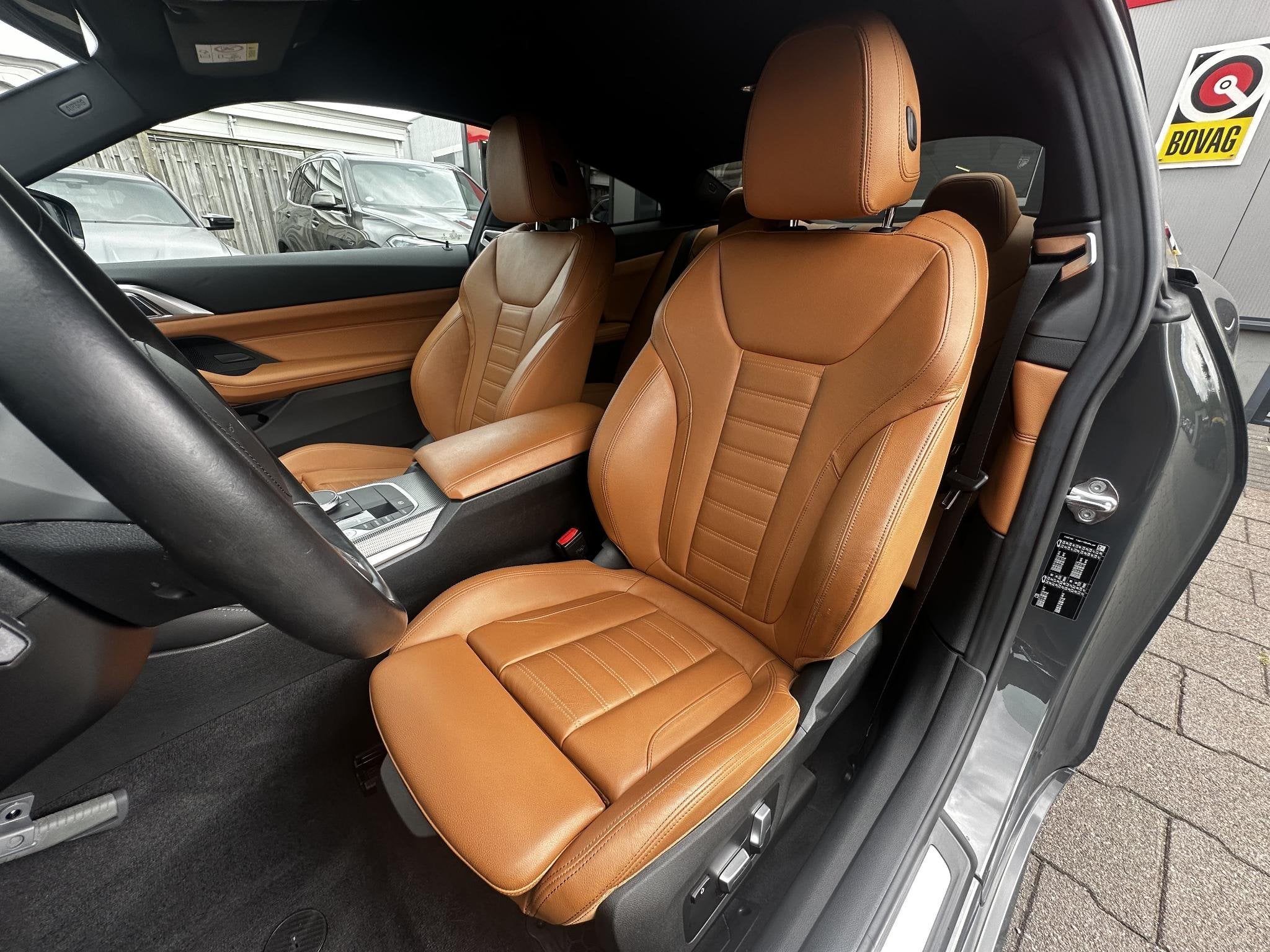 BMW 4-serie Coupé 430i M-Sport Dravitgrau Org NL 1ste Eigen, Auto's, Automaat, Achterwielaandrijving, Gebruikt, 258 pk