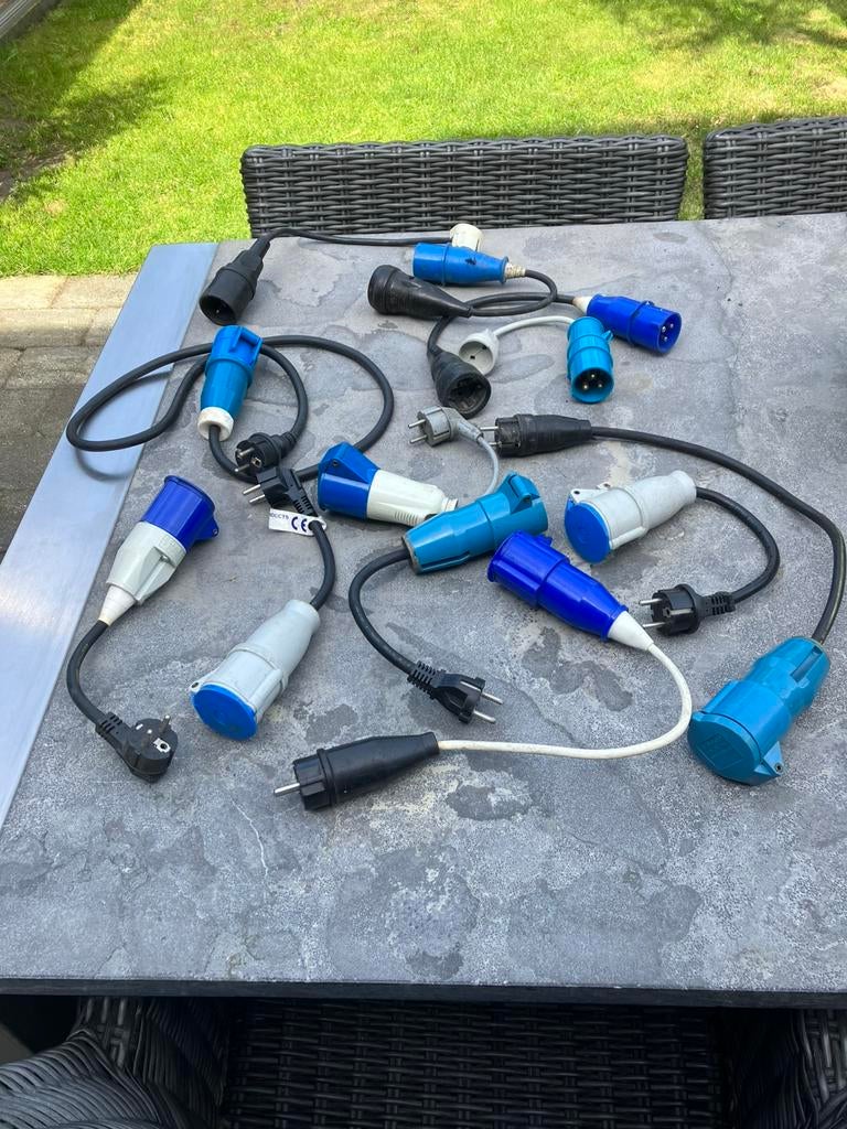 Diversen stekker verlopen voor op de camping, Ophalen of Verzenden, Gebruikt