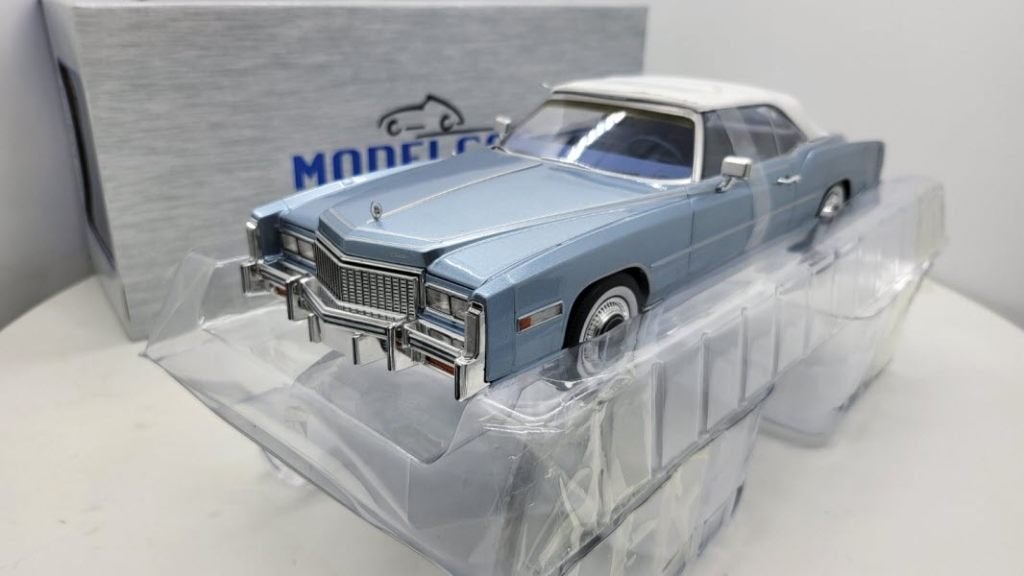 Cadillac Eldorado Convertible licht blauw 1976, Overige merken, MCG, Auto, Nieuw