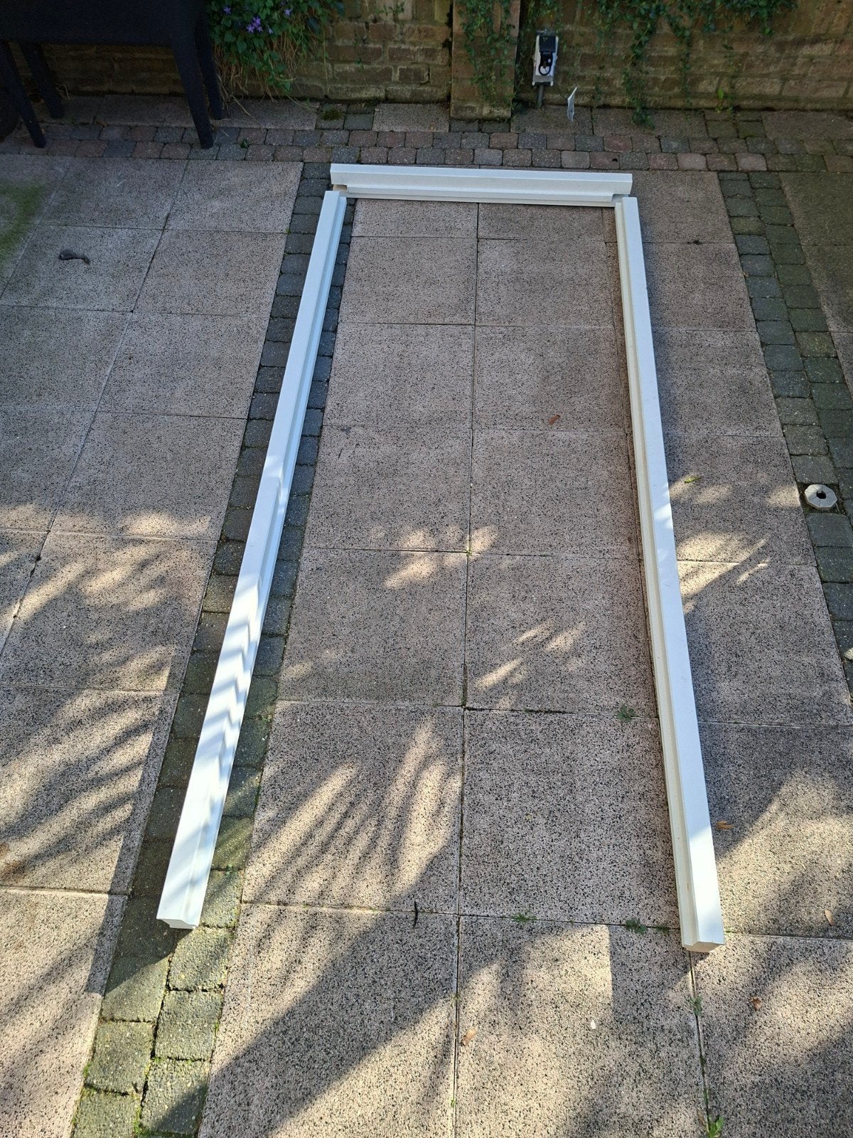 Wit gegrond binnendeurkozijn 211,5x83 cm, Doe-het-zelf en Verbouw, Ophalen, 80 tot 100 cm, Binnendeur, Nieuw