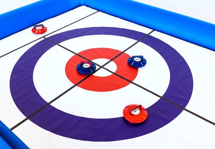 CURLINGBAAN - JUMPING & PARTYVERHUUR ZOETERMEER, Ophalen, Zo goed als nieuw, Overige