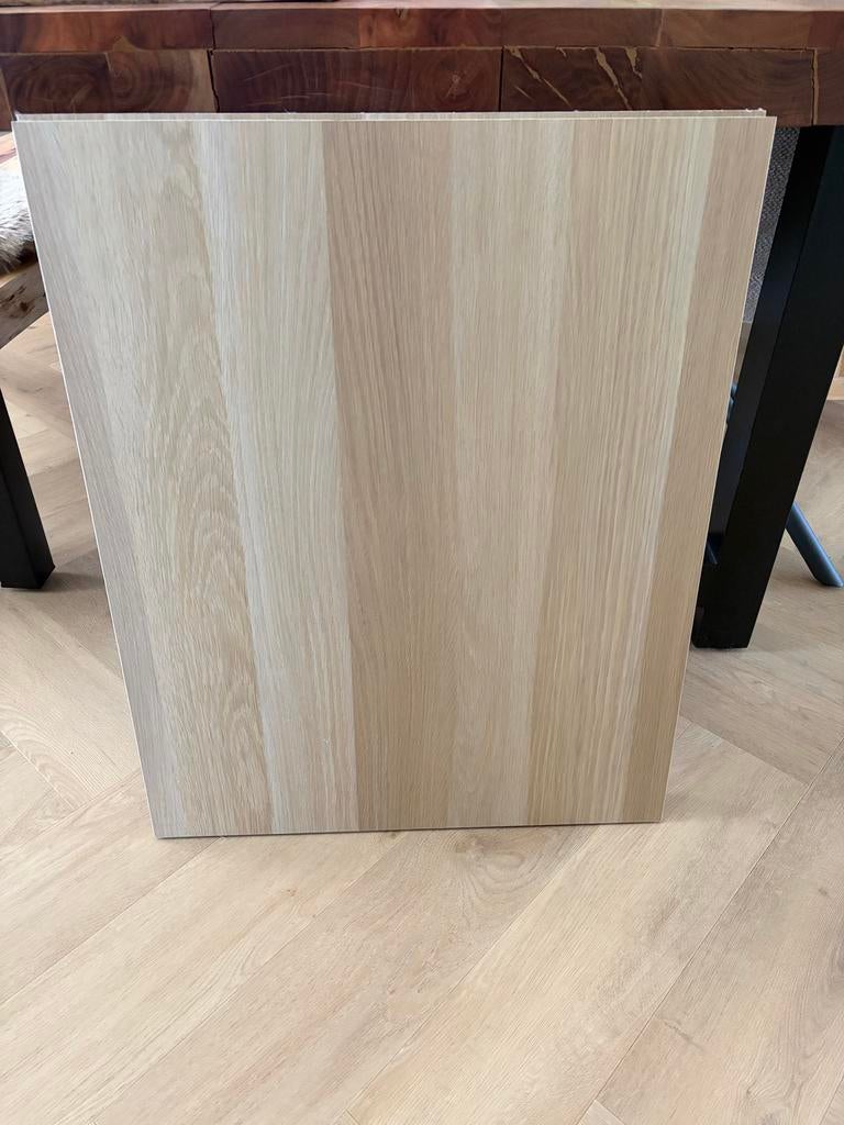 3 IKEA Pax planken 75x58 cm - licht eiken, Ophalen, Zo goed als nieuw