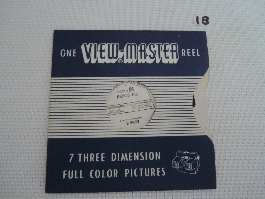 Viewmaster schijfje van Kung Fu, Verzamelen, Ophalen of Verzenden, Zo goed als nieuw