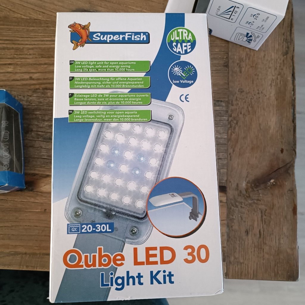 SuperFish Qube LED Light30 Light Kit, Ophalen of Verzenden, Nieuw, Verlichting of Verwarming, Superfish