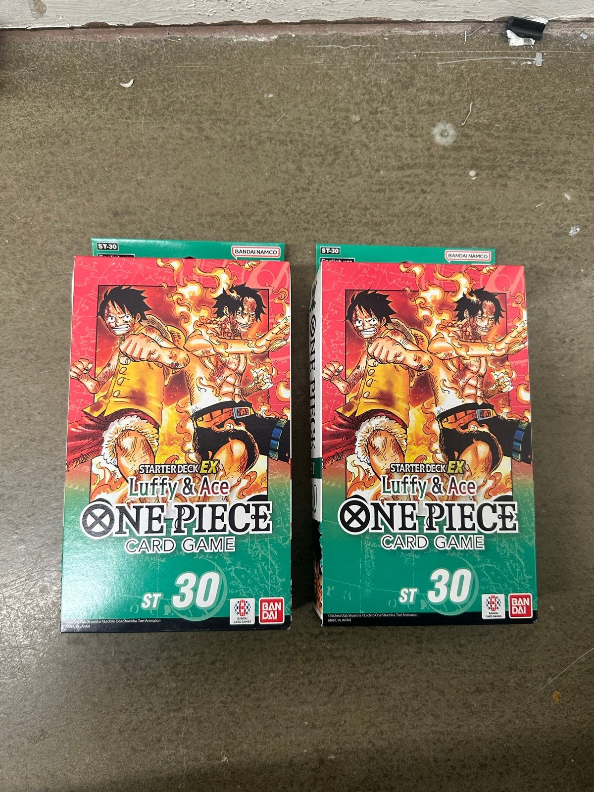 One Piece Card Game Starter Deck ST-30 Luffy & Ace (2 stuks), Ophalen of Verzenden, Nieuw, Starterdeck