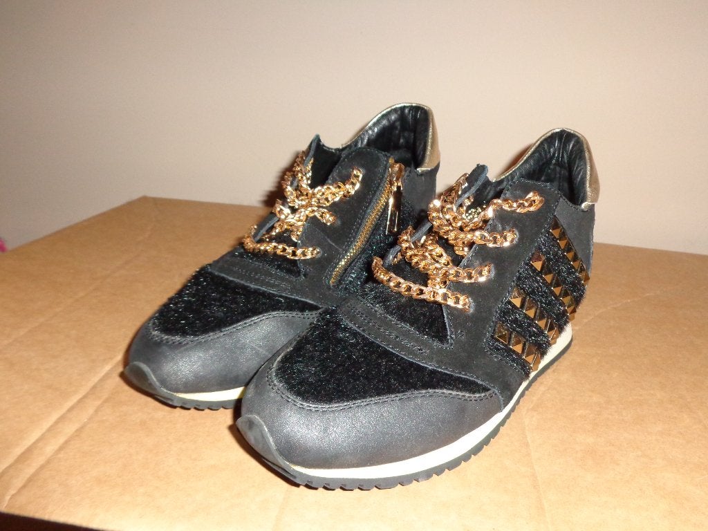 zwarte damessneakers van Glamorous, maat 38, Zwart, Ophalen of Verzenden, Sneakers of Gympen, Zo goed als nieuw