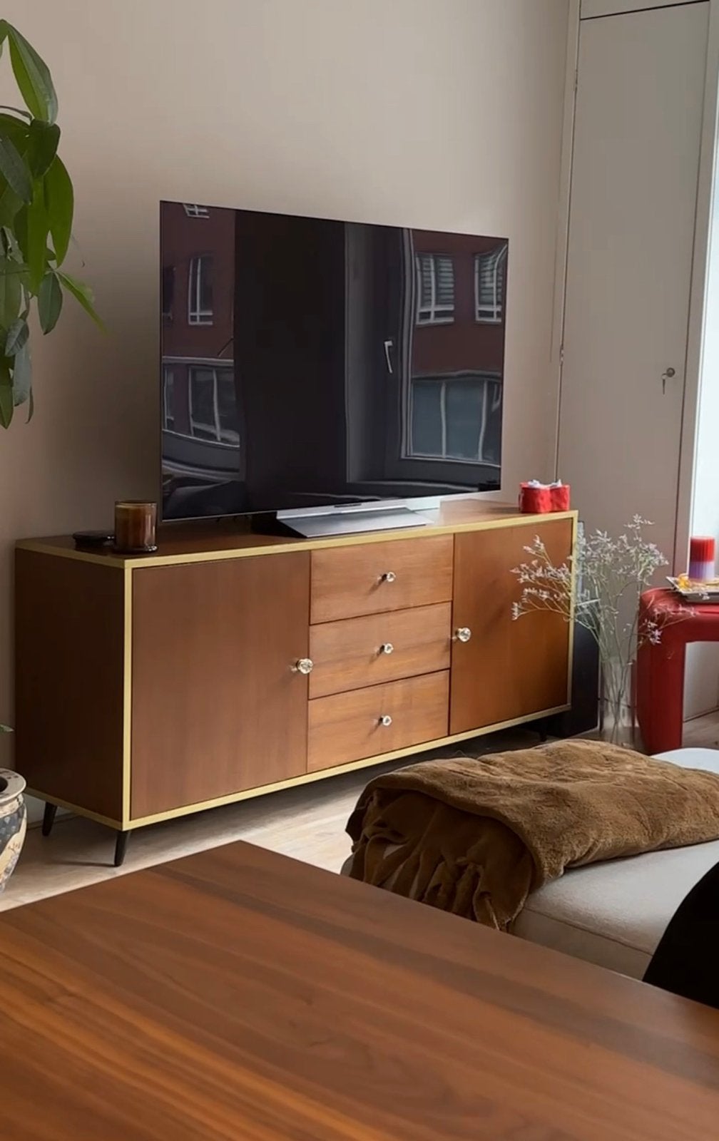 Mid-century tv kast Loods5, Ophalen, Zo goed als nieuw, 25 tot 50 cm, Minder dan 100 cm