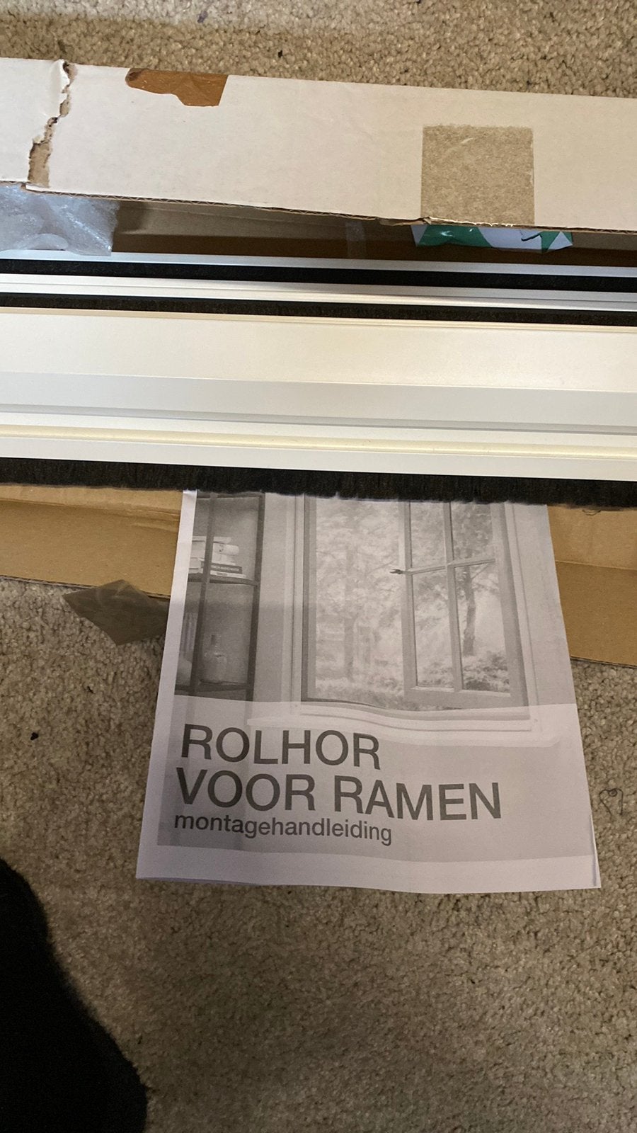 Raamhor rolhor Nieuw., Ophalen, Nieuw, Overige typen, Minder dan 200 cm