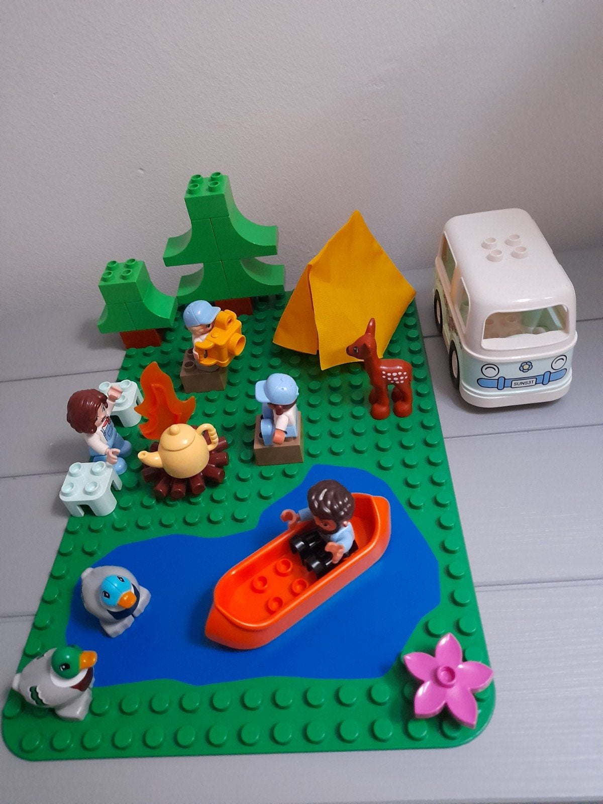 Lego Duplo Kampeer / Vakantie Set, Ophalen of Verzenden, Gebruikt, Duplo