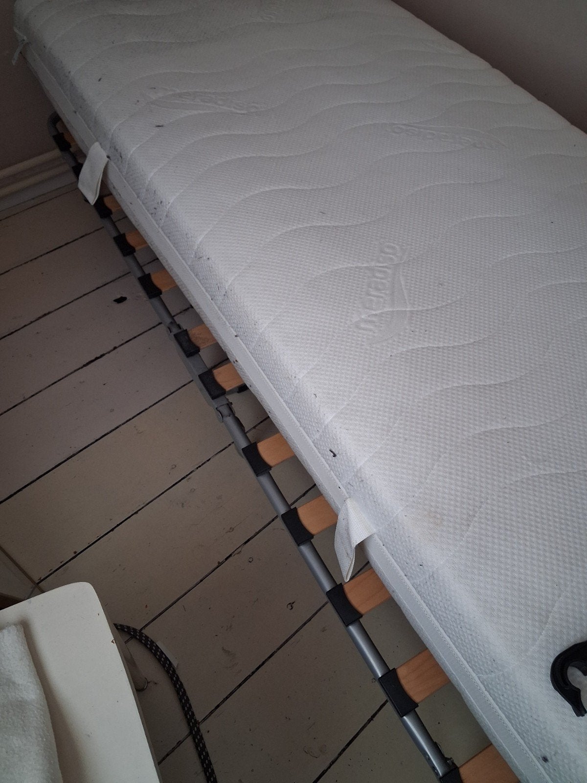 Opvouwbed 200x90 - Nooit gebruikt, zo goed als nieuw, Ophalen, 90 cm, Eenpersoons, Zo goed als nieuw