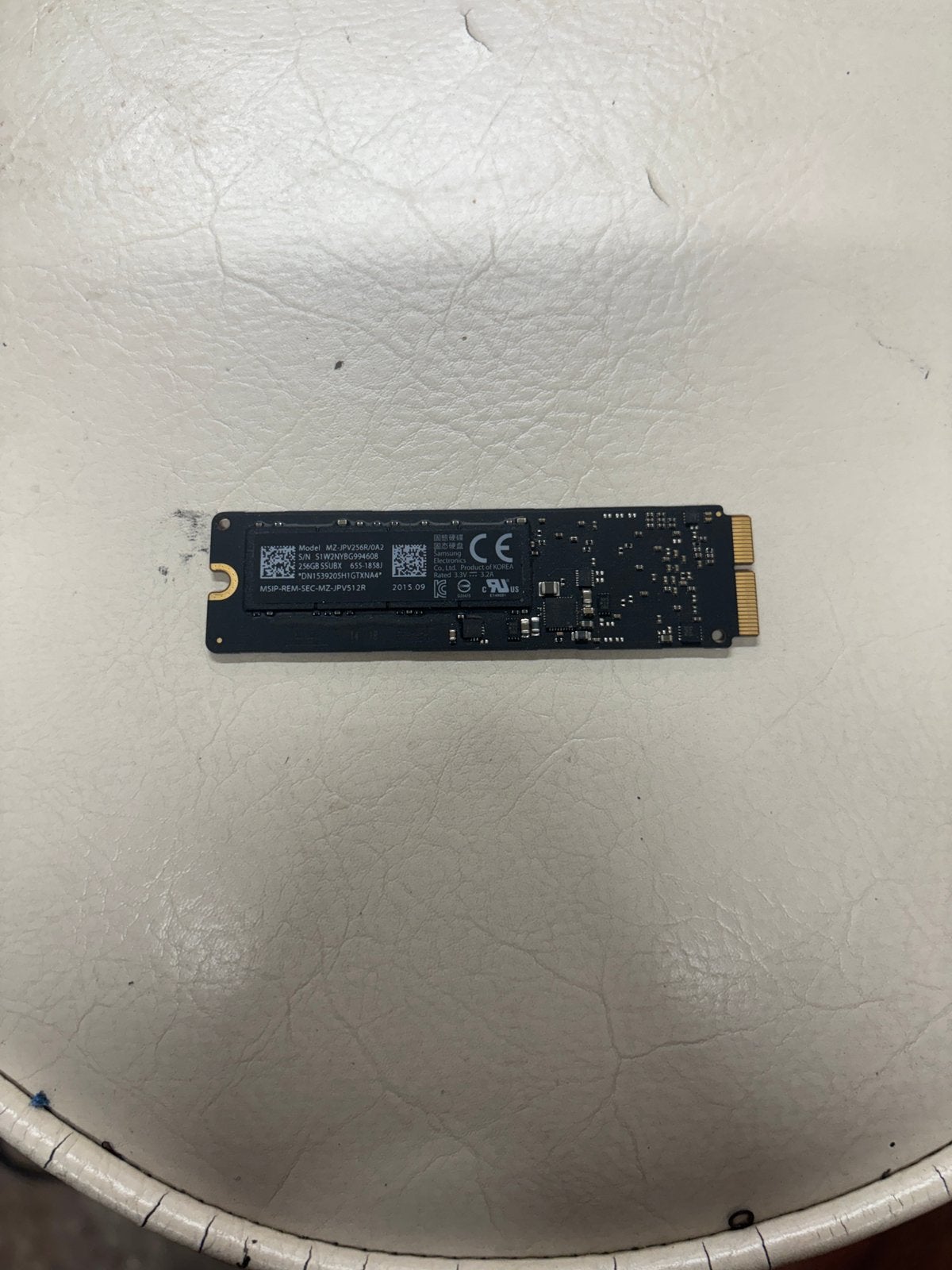 Apple Samsung 256GB SSD MacBook Air Pro MZ-JPV256R 655-1858J, Ophalen of Verzenden, Zo goed als nieuw, DDR4, Laptop