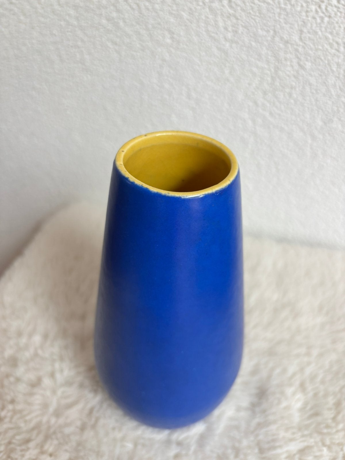 West-Germany vaas Scheurich Keramik 18 cm vintage, Overige kleuren, Aardewerk of Porselein, Ophalen of Verzenden, Zo goed als nieuw