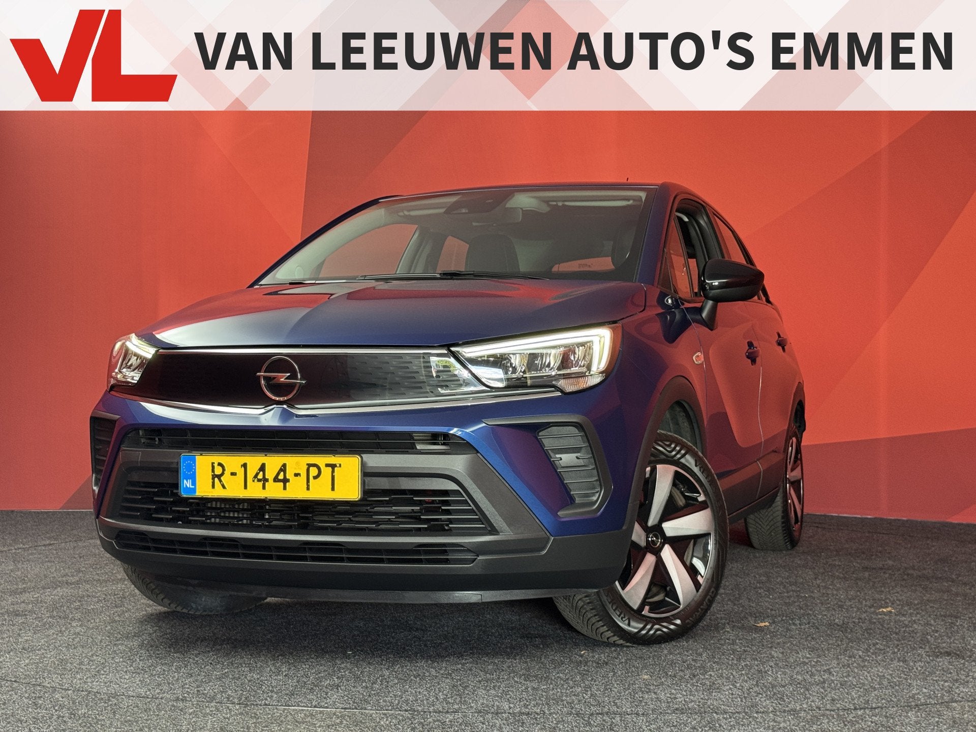 Opel Crossland 1.2 Turbo Edition | Camera | Trekhaak | NAP!, Auto's, Opel, Voorwielaandrijving, Gebruikt, 1199 cc, Blauw