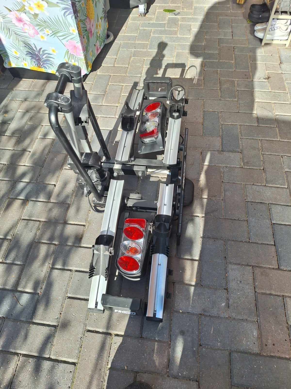 fietsendrager voor 2 elektrische fietsen, Ophalen, Trekhaakdrager