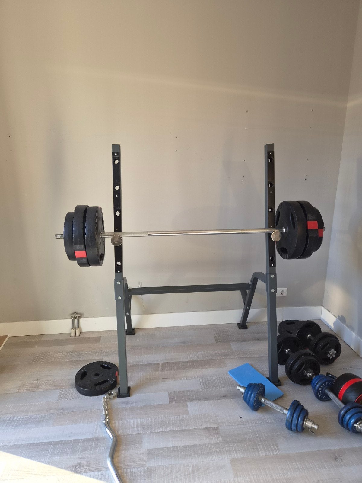 compleet kracht trainings station, Ophalen, Zo goed als nieuw, Benen, Fitnessbank