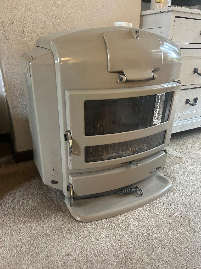 Vintage Kachel - Houtkachel, Huis en Inrichting, Kachels, Ophalen, Gebruikt, Overige brandstoffen, Vrijstaand