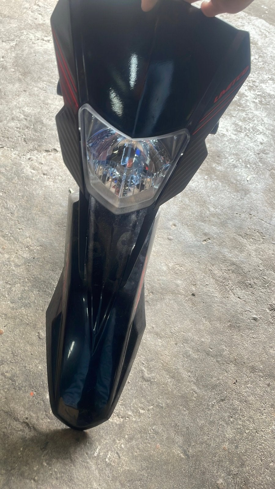 Derbi Senda Xtreme Limited Edition spatbord met koplamp, Ophalen, Gebruikt, Koplamp