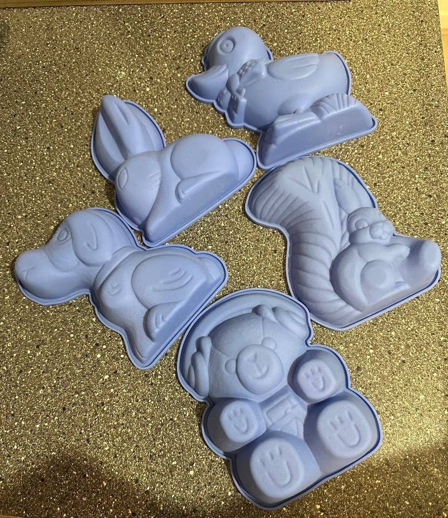 Silicone bakvormen, Ophalen of Verzenden, Gebruikt, Cupcakes, Bakvorm