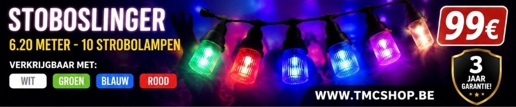 Nieuwe First Class Strobe Rope GREEN 6.20m, Muziek en Instrumenten, Ophalen of Verzenden, Nieuw, Licht, Geluidgestuurd