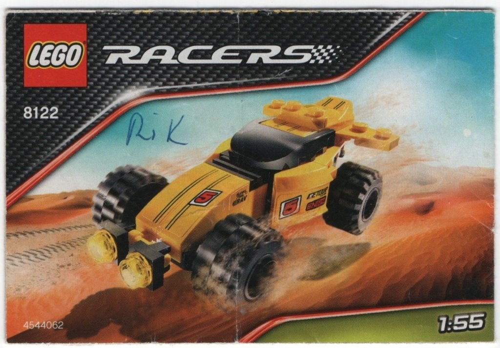 lego 8122-1 lego racers tiny turbo's desert viper (2009), Gebruikt, Lego, Compleet, Ophalen of Verzenden