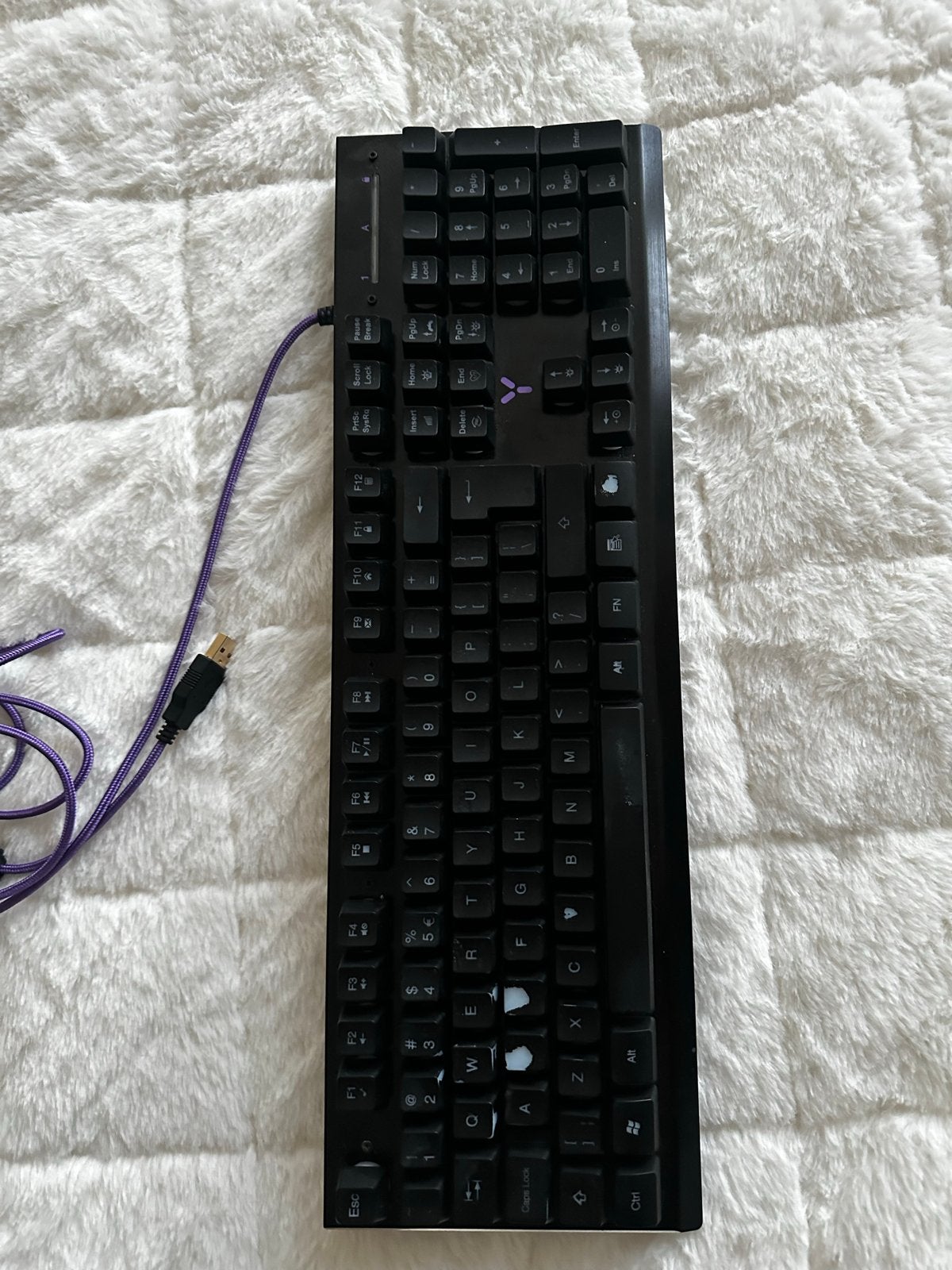 Zwart bedraad gaming toetsenbord met Qwerty indeling, Ophalen, Gebruikt, Gaming toetsenbord, Qwerty