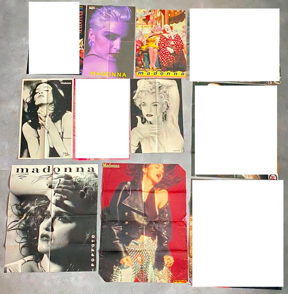 MADONNA POSTERS DEEL  12, Verzamelen, Posters, Ophalen of Verzenden, Zo goed als nieuw, A1 t/m A3, Overige vormen
