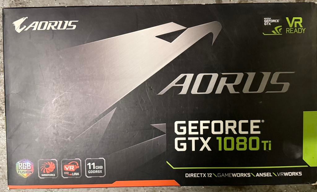 Gigabyte AORUS GTX 1080 Ti, Computers en Software, Videokaarten, Gebruikt, Nvidia, PCI-Express 3.0, GDDR5, HDMI, DVI, Ophalen of Verzenden