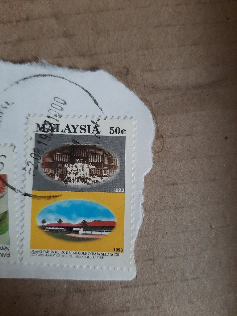 1993 Maleisie Royal Selangor Golf Club., Verzenden, Gestempeld, Oost-Azië