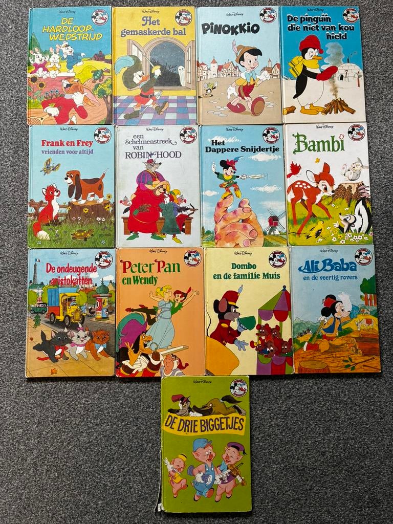 Vintage Disney boekenclub set, Boeken, Ophalen, Gelezen, Kind en Jeugd