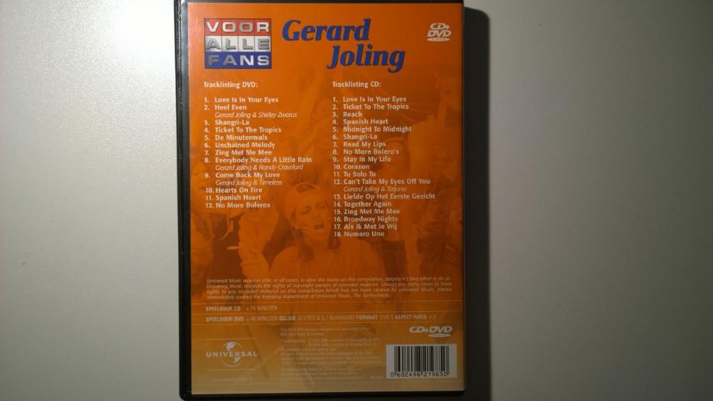 Gerard Joling - Voor Alle Fans (DVD), Alle leeftijden, Ophalen of Verzenden, Zo goed als nieuw, Muziek en Concerten