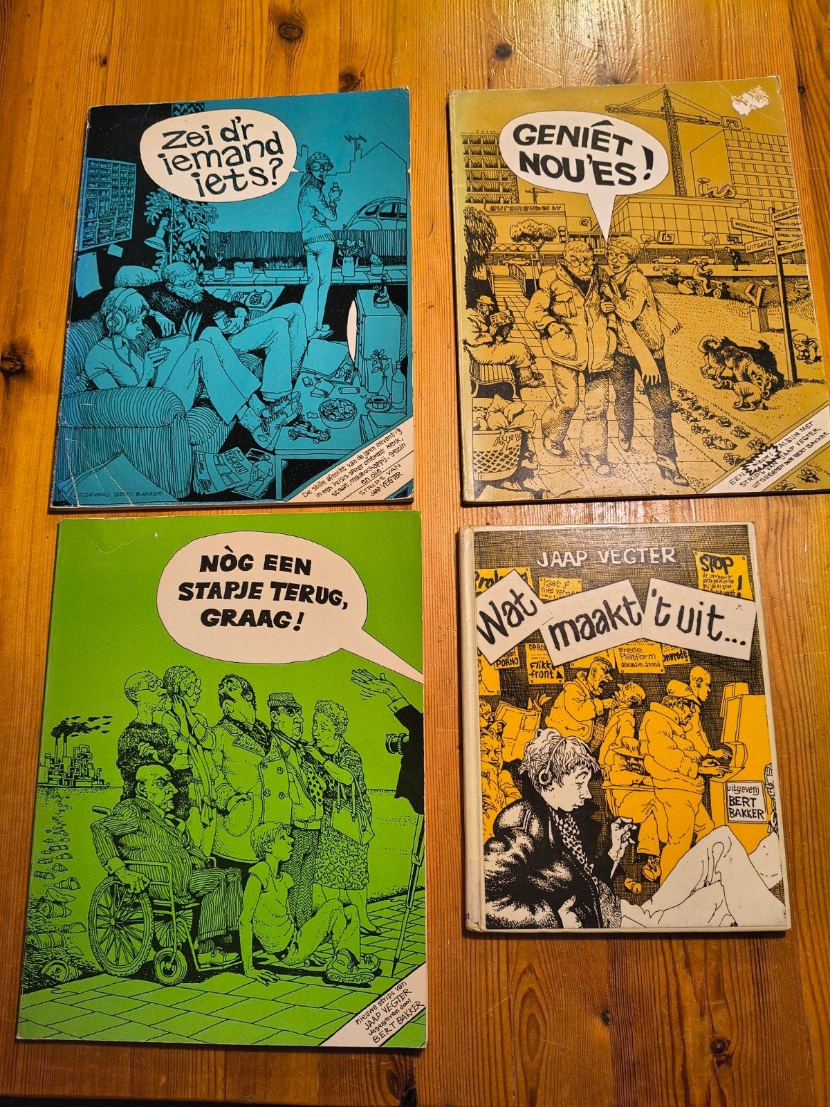 Jaap Vegter stripboeken collectie - 4 delen, Meerdere stripboeken, Ophalen of Verzenden, Gelezen, Jaap Vegter