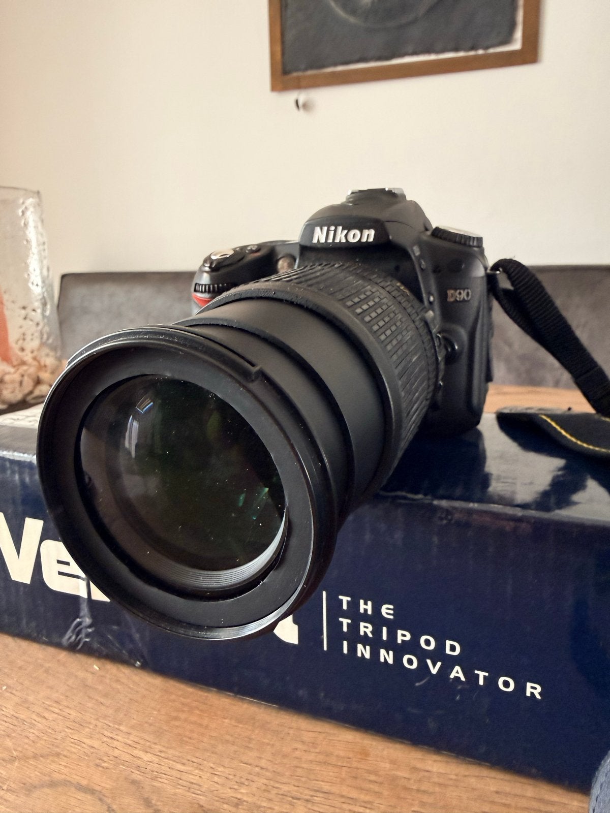 Nikon D90 spiegelreflexcamera met statief en accessoires, Audio, Tv en Foto, Fotocamera's Digitaal, Spiegelreflex, Ophalen of Verzenden