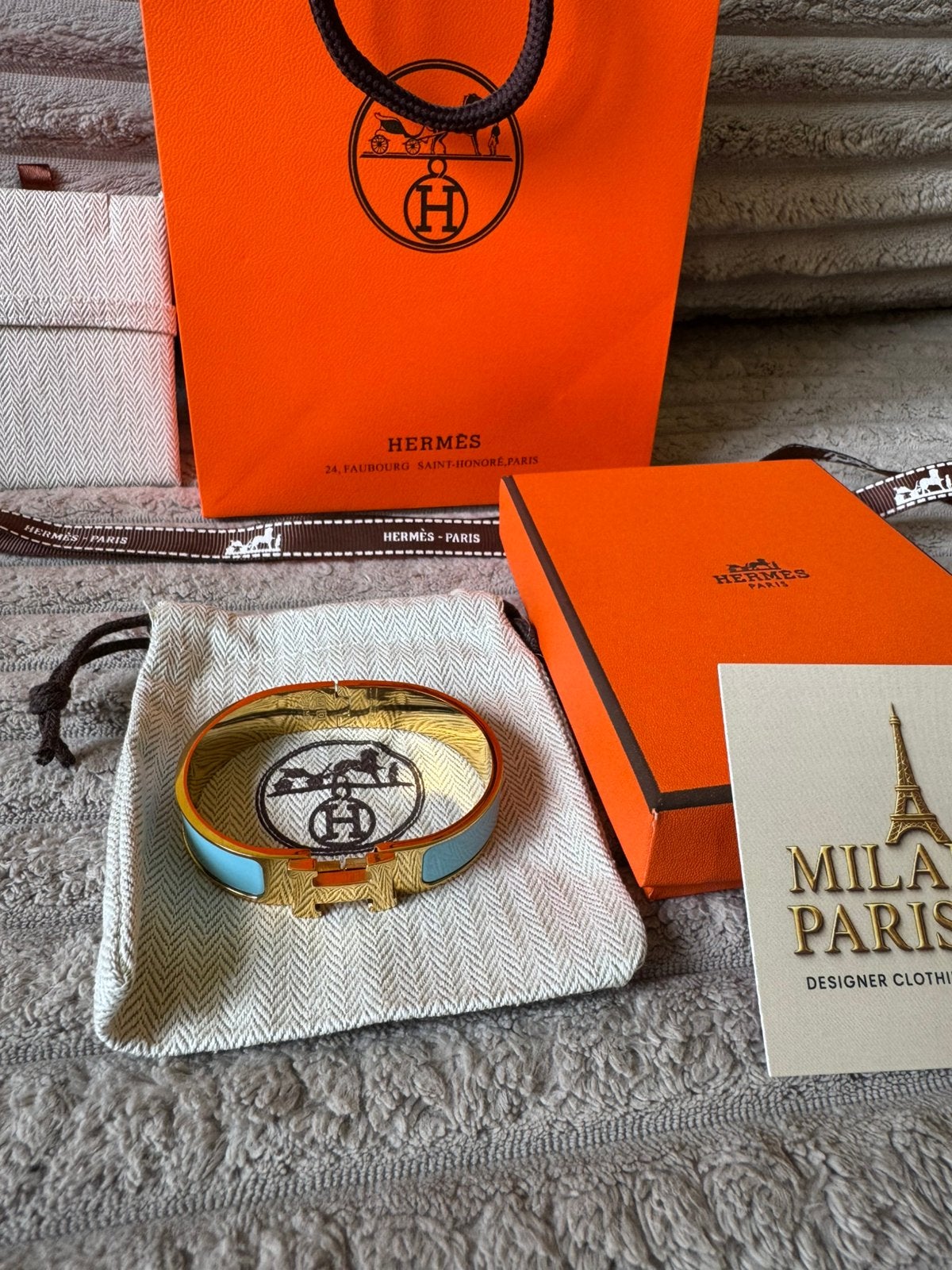 Hermes H Armband / bracelet, Sieraden, Tassen en Uiterlijk, Armbanden, Ophalen of Verzenden, Nieuw, Goud