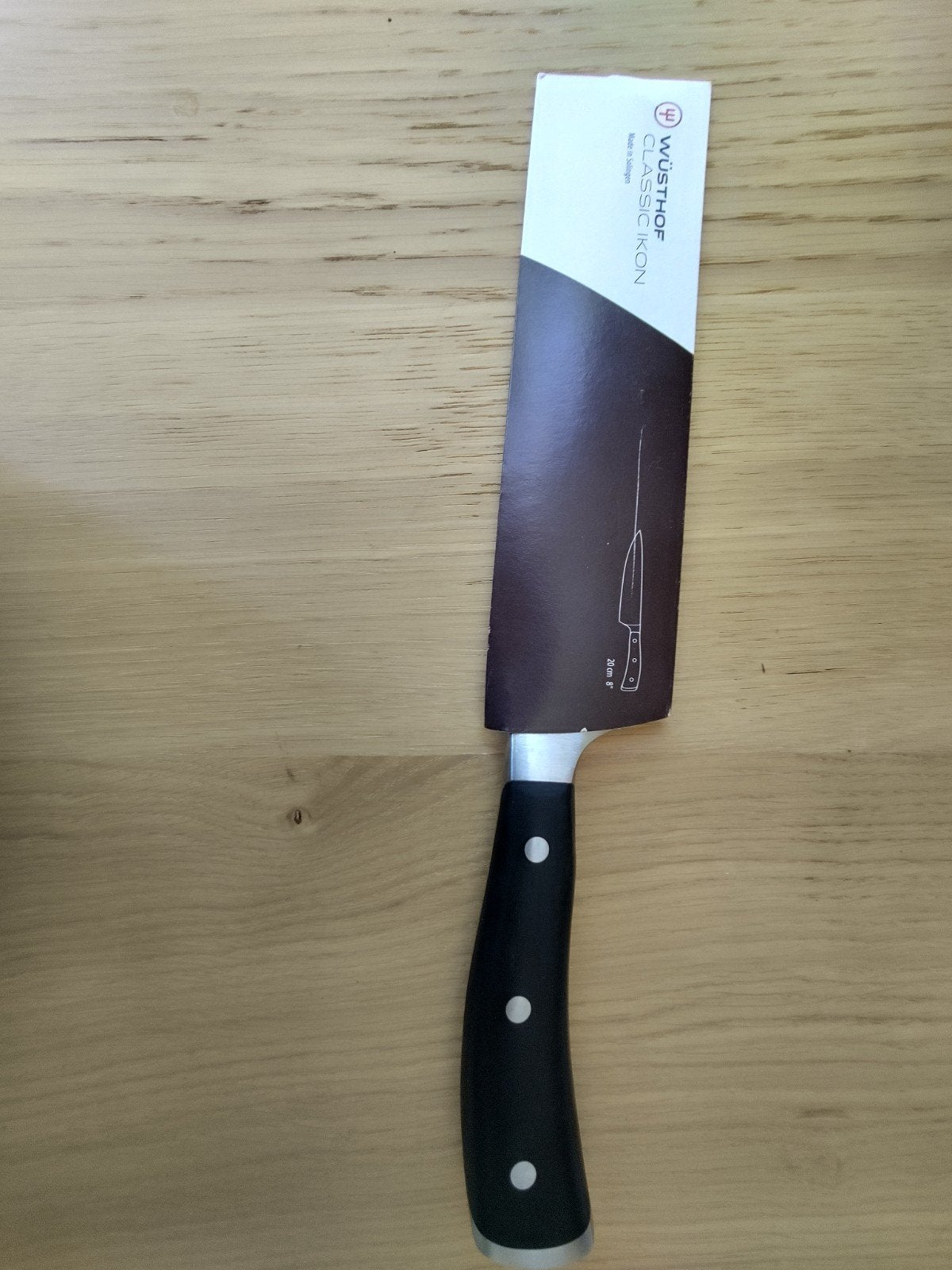 Wüsthof Classic Ikon Koksmes 20 cm - Nieuw in verpakking, Overige typen, Nieuw, Ophalen of Verzenden, Zwart