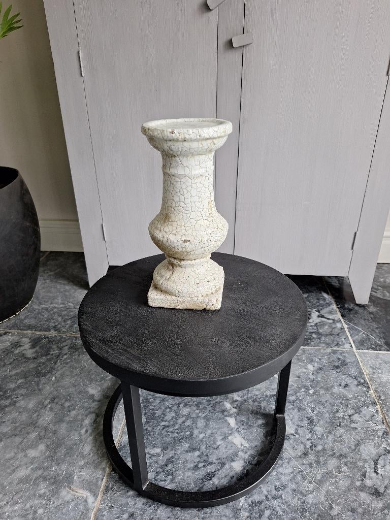 Kandelaar steen, Ophalen, Overige materialen, 25 tot 50 cm, Zo goed als nieuw