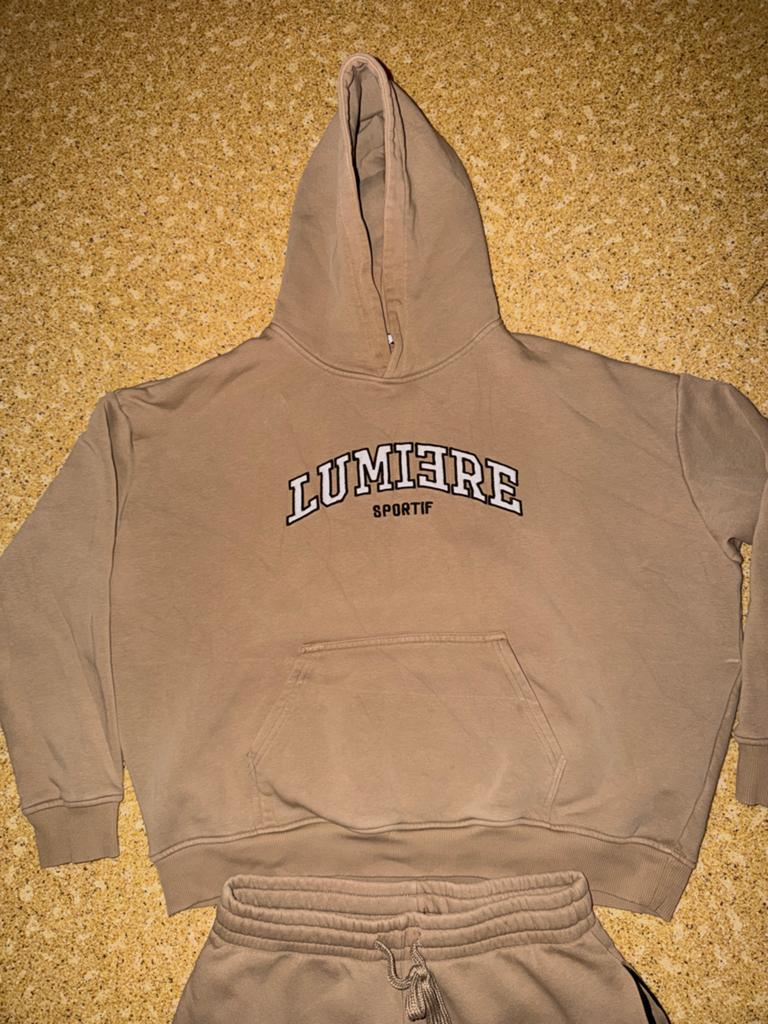 LUMIERE heren joggingpak - Hoodie en joggingbroek maat M, Kleding | Heren, Ophalen of Verzenden, Zo goed als nieuw