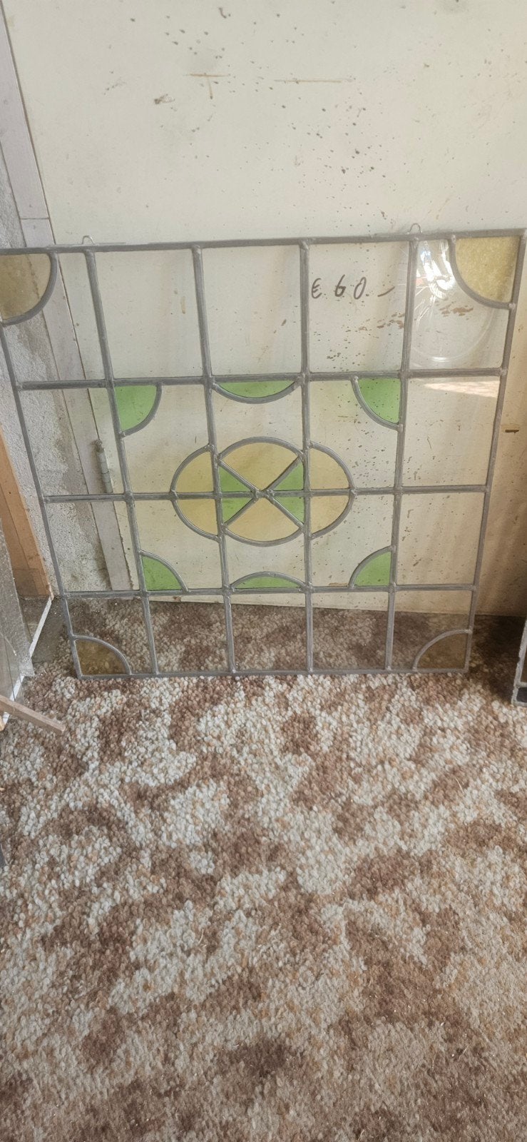 glas-in-loodramen divers, Doe-het-zelf en Verbouw, Glas en Ramen, Ophalen, Gevelraam of Ruit, Minder dan 80 cm, Zo goed als nieuw