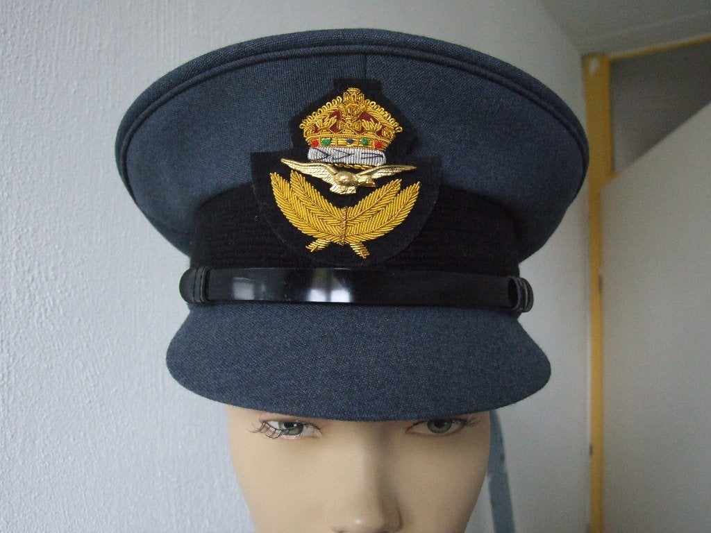 Pet,Kepi,GB,RAF,WWII,Officier, Verzenden, Luchtmacht, Engeland, Helm of Baret