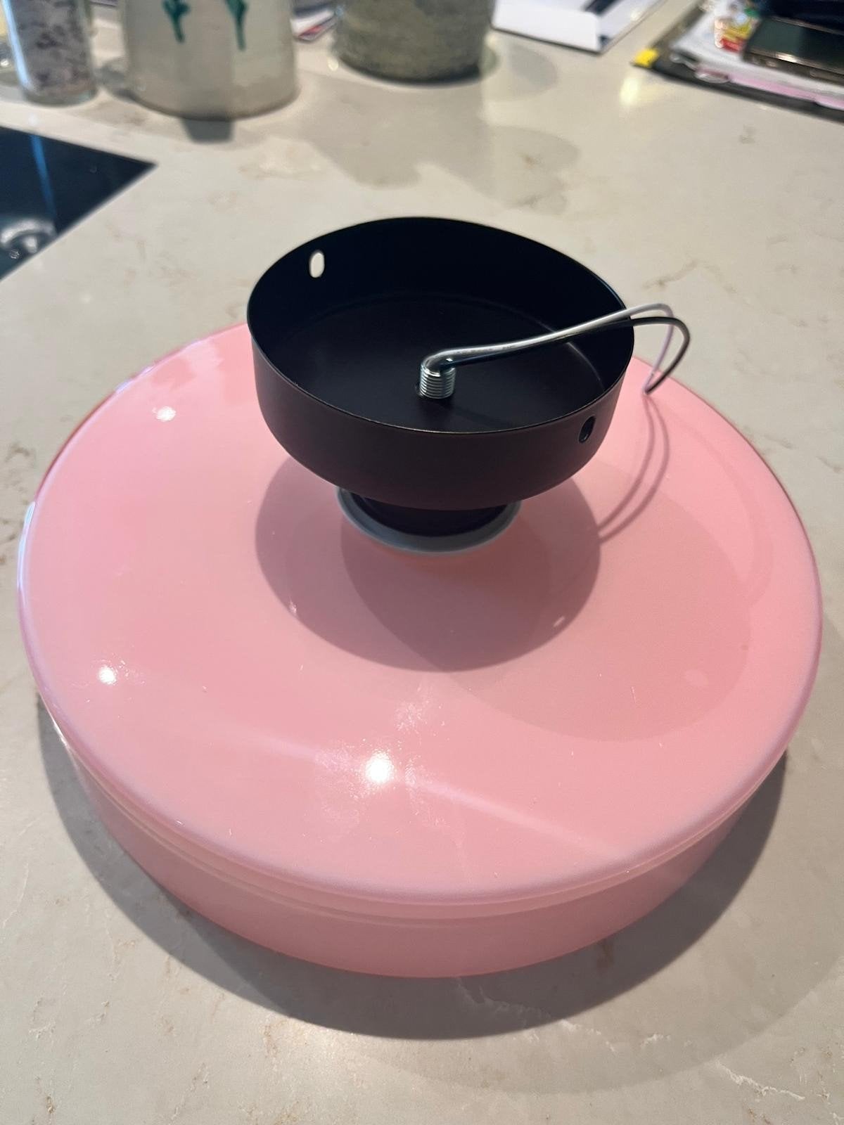 Bauhaus Plafondlamp - Nieuw in doos - 3-kleur LED, Dimbaar, Roze, Design, Nieuw
