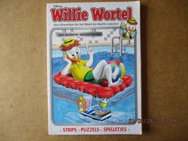 adv6615 willie wortel vakantieboek 2017, Eén stripboek, Ophalen, Gelezen