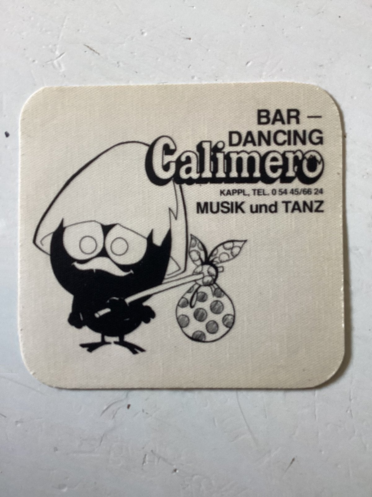 Sticker Bar Dancing Calimero, Verzamelen, Verzenden, Zo goed als nieuw