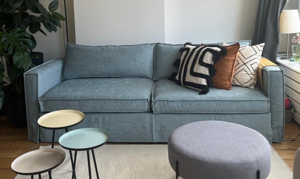 IKEA Karlstad slaapbank | discontinued model | Amsterdam, Huis en Inrichting, Banken | Sofa's en Chaises Longues, Gebruikt, Tweepersoons