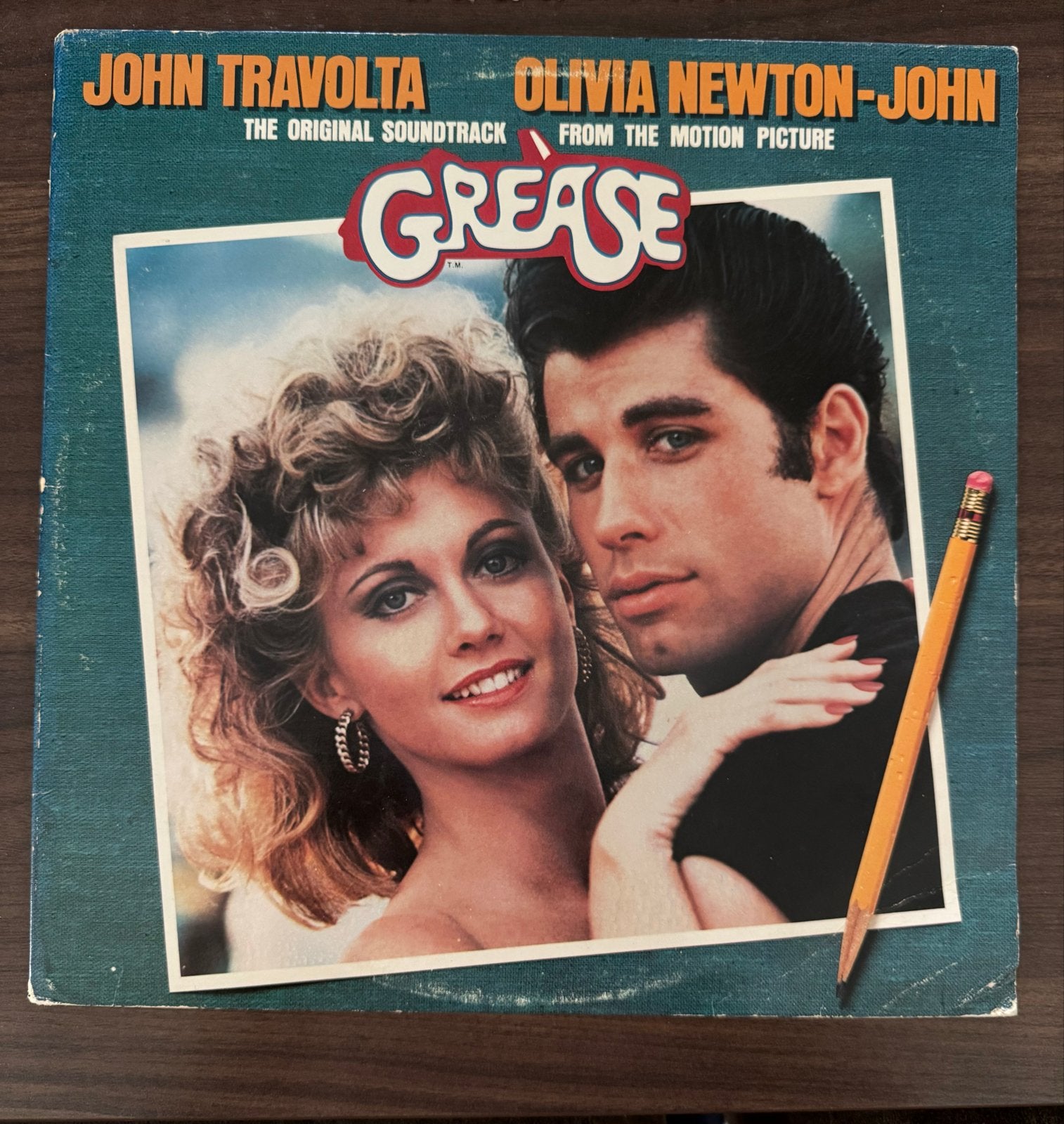 Grease Original Soundtrack LP - John Travolta Olivia Newton-, Gebruikt, Soundtrack, Ophalen of Verzenden, 12 inch